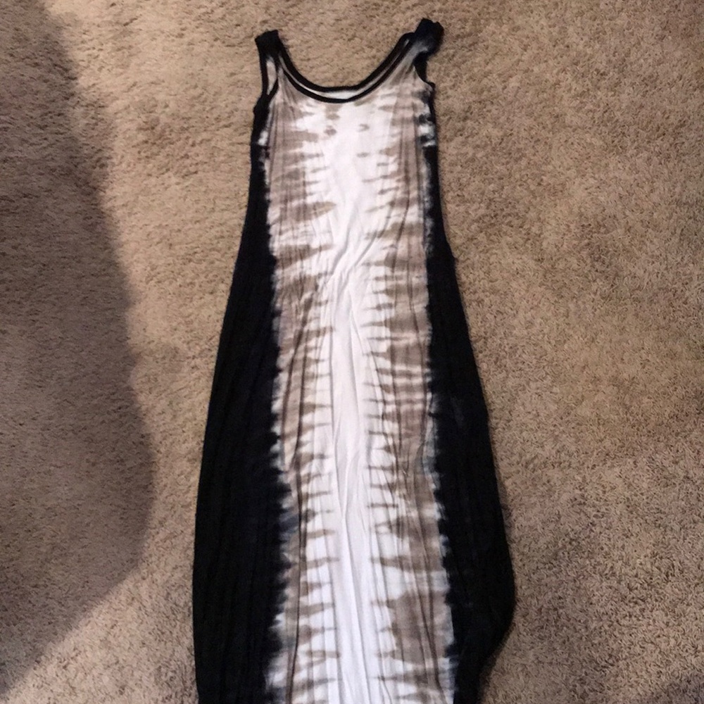 Tie dye maxi dress
